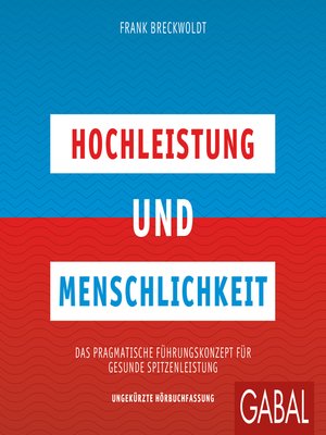 cover image of Hochleistung und Menschlichkeit